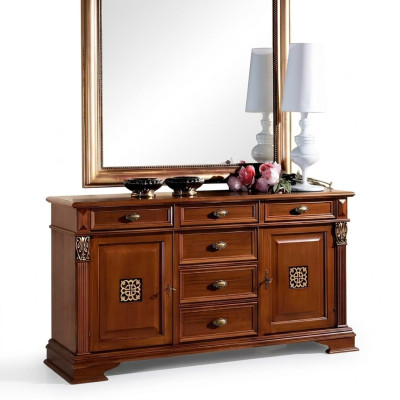 Komode Galda skapītis Skapis Garderobe Sideboard Itāļu mēbeles Antikvariskais stils Koks