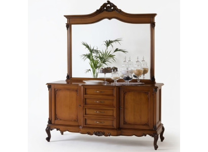 Kumode Sideboard Kumodes Sideboard Dzīvojamā istaba Baroka galdiņš xxl dizains Masīvkoks