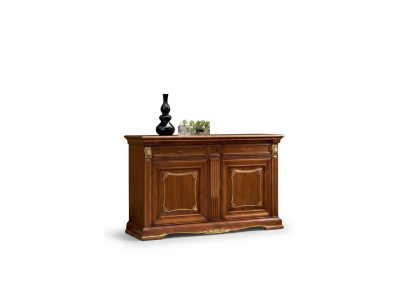Sideboard Luksusa dizaina komoda Priekšskats Lowboard skapī Massīvkoks Itāļu mēbeles