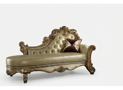 Chaiselongue gulta Atslābināšanās krēsla krēsla Komfortliege dekoratīvais luksa Baroka