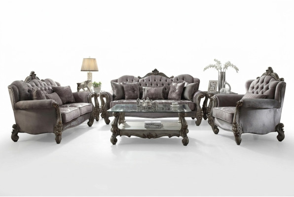 Chsterfield Sofa komplekts Jumts Piespiedu grupa Klasika 3+2+1 sēdvieta komplekts koka dīvāns