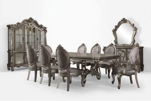 Sieviete Luxus Frontvitrīna Vitrīna Skapis Stikls Vecā stilā Baroks Rococo
