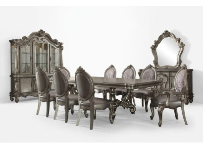 Sieviete Luxus Frontvitrīna Vitrīna Skapis Stikls Vecā stilā Baroks Rococo
