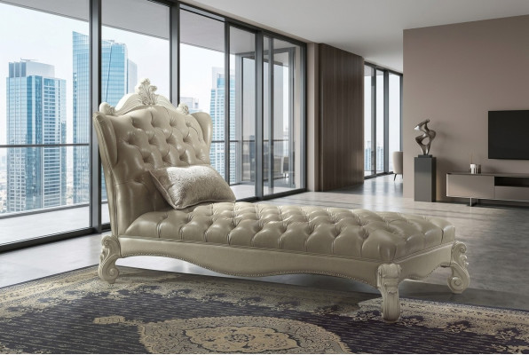 Chesterfield Chaiselongues Dīvāns Liege Chaise Kluba atpūšas gultas Lērija Tekstils jauns