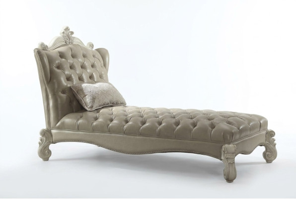 Chesterfield Chaiselongues Dīvāns Liege Chaise Kluba atpūšas gultas Lērija Tekstils jauns