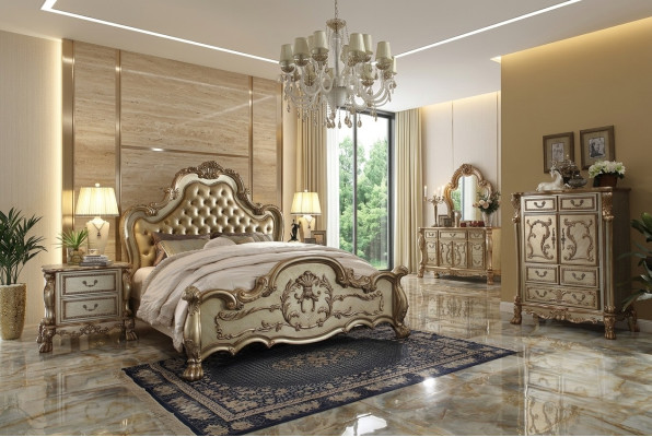 Gultas 2x naktsstāvus 3 d. guļamistabas komplekts dizainera luksusa gultas Chesterfield.
