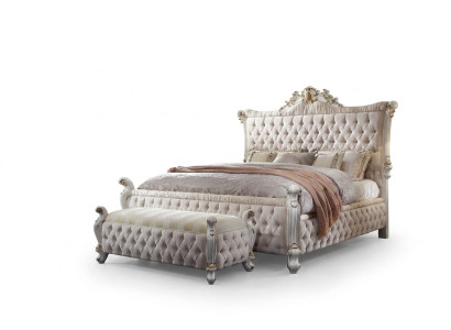 Chesterfield gultas Polsterētas gultas Guļamistabas Dekoratīvais laulību gultas gultas