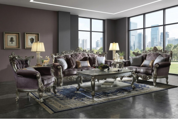 Sofas komplekts 3+2 vietas Klasiska dzīvojamā istaba dīvāns dīvani baroka stilā