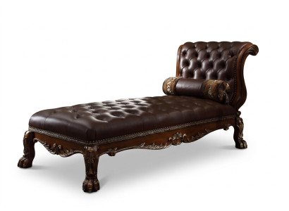 Chaiselongues Chesterfield Guļvietas Ottomane Chaise Sofa Dīvāns Chesterfield
