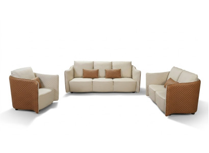 Sofasēžu komplekts 3+2+1 vietas Dizains Moderns Polster Couchen Couch