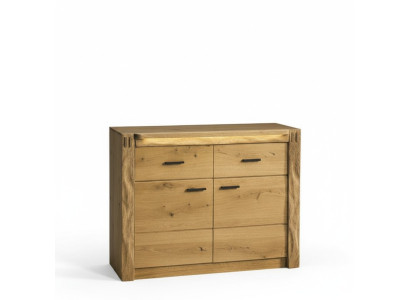 Dizaina komoda Komodes koks Anrihts Moderns sidebords Augsts skapis 116 cm Jauns