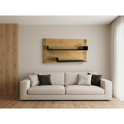 Siena plaukti Siena plaukti Plaukti Grāmatplaukts Dzīvojamā siena Dzīvojamā istaba Siena Plaukts 116x60cm