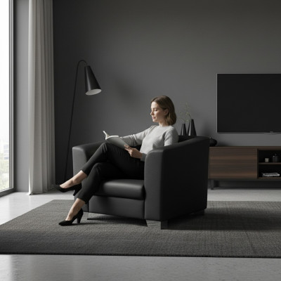 Bankas luksusa televīzijas klubs pārklāts krēsls dīvāns dizaina sofa atpūsties