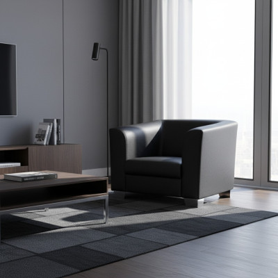 Bankas luksusa televīzijas klubs pārklāts krēsls dīvāns dizaina sofa atpūsties