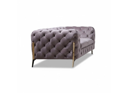 Dizaina Chesterfield divu vietu dīvāns ar auduma pārklājumu divvietīga samta jaunā dīvāna dizains.