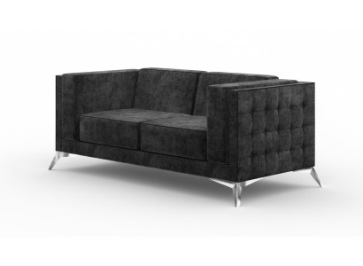 Sofa 2 Sitzer Stoff Couch Textil Zweisitzer Design Moderne Sitz Polster Sofas --> Divvietīga auduma dīvāns ar diviem sēdvietām, moderna dizaina sēdvieta, pārklāta ar audumu.