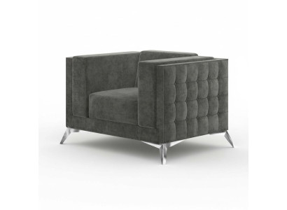 Chesterfield krēsla dīvāns 1-vietīgs dīvāns - jauns dīvāns ar polsteri, auduma dīvāns televīzijai.
