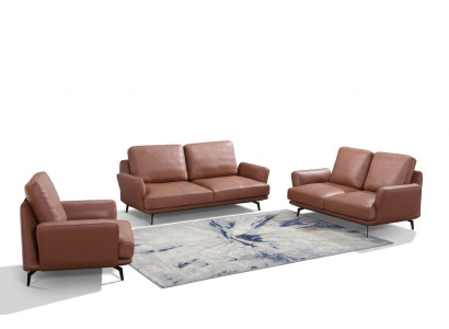 Sofas komplekts 3+2 sēdvietu ādas dīvāns Dīvāns dzīvojamai telpai Garnitūra Moderns dizains