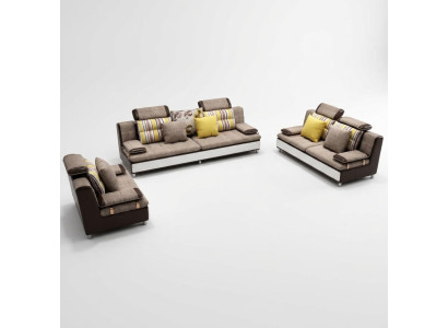 Audums Tekstils Dīvāns Sofa Dzīvojamā Istaba Sofas Garnitūra 3+2+1 Komplekts dizaina dīvāns Jauna