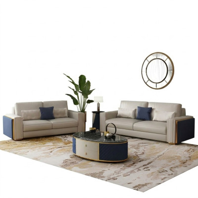 Sofas 3+2+1 moderns dizains Ledersofa Couch Wohnlandschaft Sofa Sitz