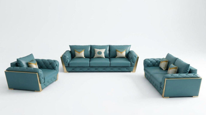 Sofas komplekts 3+2+1 vietīgs dzīvojamās istabas stūrītis dīvāns polsterējuma komplekts dīvāni āda
