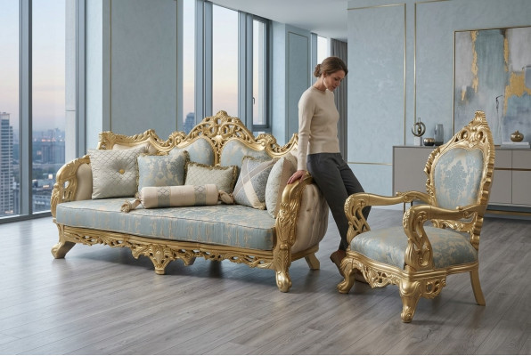 Klasiska sofa komplekta 3+3+1 vieta Chesterfield atpūtas krēsls mēbeles sofa jaunums