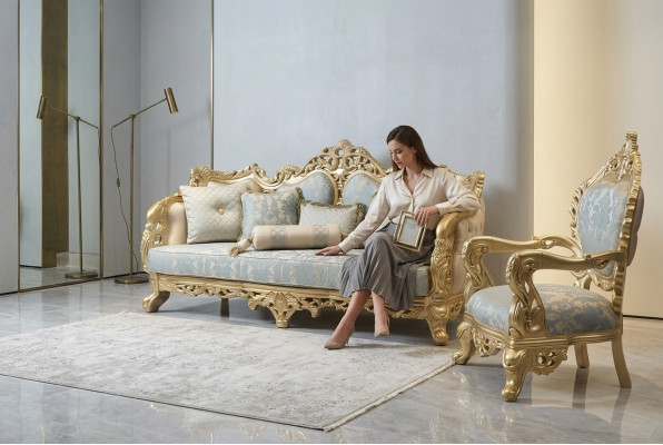 Sofas komplekts 3+3 turētāji Chesterfield 2 divvietīgie dīvāni Klasiskie atpūtas krēsli 2 daļu mēbeles