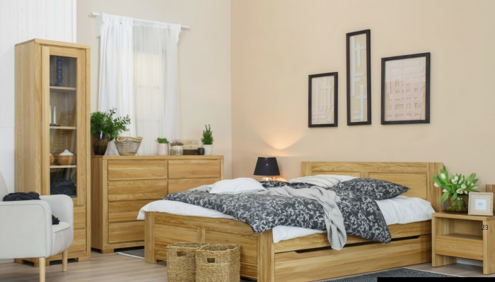 Guļamistabas koka gultas īsts koks gulta gultasvietas viesnīca 180x200 cm stils masīvmēbeles