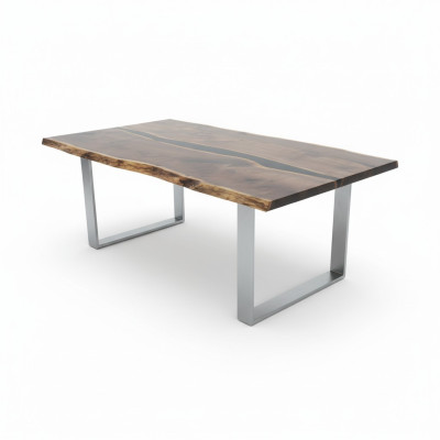 Galds ēdamgalds galdi epoksīda sveķi epoxy reāla koka masīva dizaina mēbeles 220x90