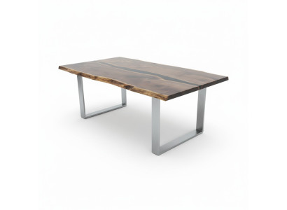Galds ēdamgalds galdi epoksīda sveķi epoxy reāla koka masīva dizaina mēbeles 220x90