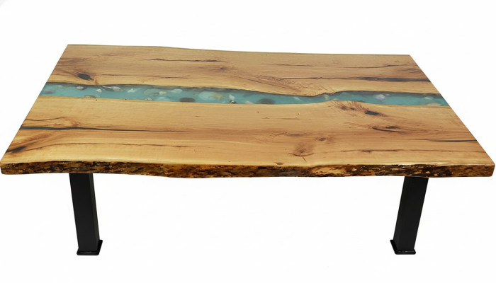 Papildu galds Soļļ galds Epoxy mēbeles Dizainera galds epoksīda sveķošanas tāfelis 120x70cm