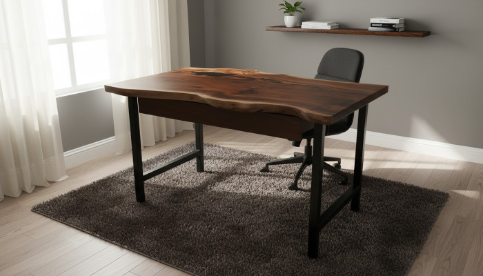 Dizainera mēbeles Rakstāmgalds 100*70 cm Roku darbs Koka galds Masīvs