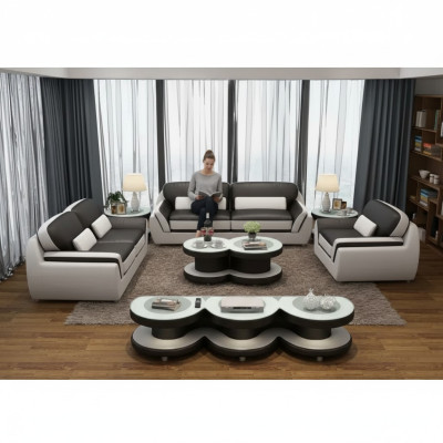 Sofas komplekts 321 galds taburete skapīs dzīvojamais stūris dīvāns dīvāns 7 gab.