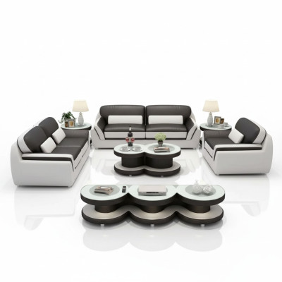 Sofas komplekts 321 galds taburete skapīs dzīvojamais stūris dīvāns dīvāns 7 gab.
