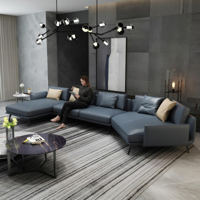Itāļu mēbeles dzīvojamajai istabai stūra dīvāns gultas sofa luksusa dīvāns stūra komplekts