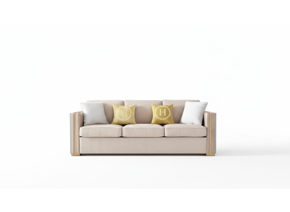 Trīsvietīgais dīvāns polster Design sofa deko Moderner 3er sofas istabas mēbeles
