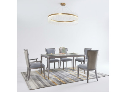 ēdamistabas galds dizainera luksusa mēbeles koka galds 160x90cm dzīvojamā istaba