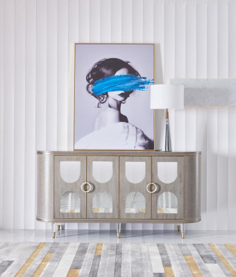 Luksusa kommodes skapis komode skapji Sideboard Dubajas viesnīcas mēbeles