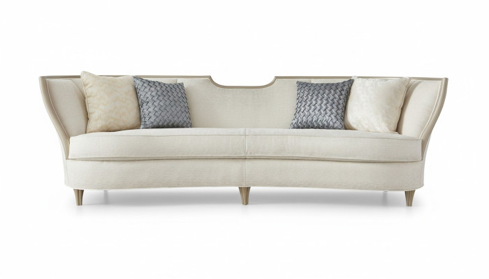 Sofas komplekts ar 4 sēdvietām, krēslu un mīksto dīvānu.