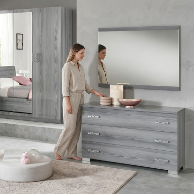 Komoda Spogulis Dizaina Mēbeles Konsole Koks Skapis Gaisma Skapīša Sideboard Uzkodas galda
