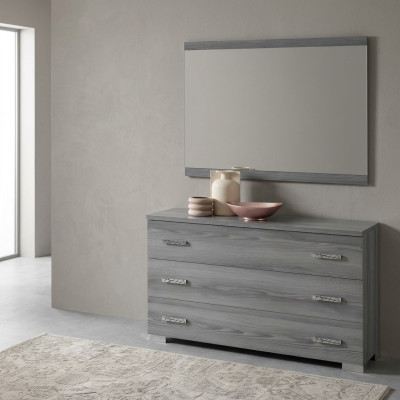 Komoda Spogulis Dizaina Mēbeles Konsole Koks Skapis Gaisma Skapīša Sideboard Uzkodas galda