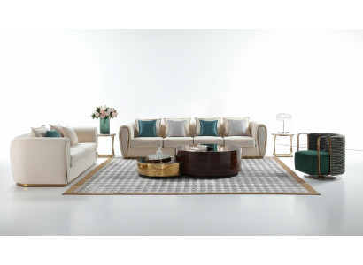 Numurā mēbeles Trīsvietīgā sofa Pārvalks Jauns dizains Dīvāns Moderns sēžamvieta Luksusa dīvāns