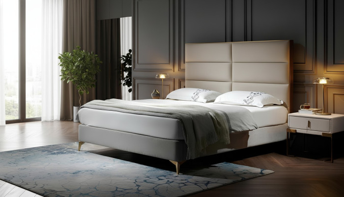 Gulta Lauko gulta Dizains Luksus Luksuss Polsterbett Designbett Tekstils Gultas Dubultgulta