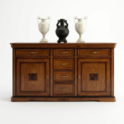 Komodas kastes kokmateriāls Komoda Dzīvojamā istaba Sideboard Skapis Skapji Masīvs Jauns