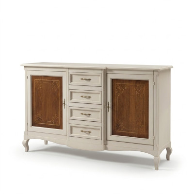 Kumode Sideboard plaukts skapis plaukti masīvkoks mēbeles no Itālijas skapji