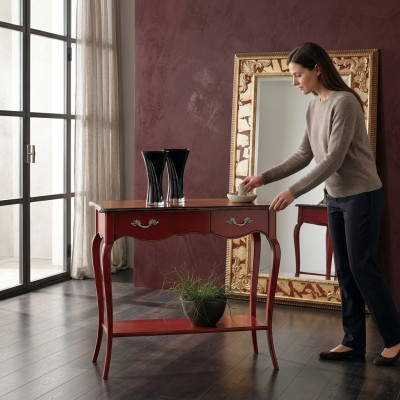 Konsoltāfele Konsole Piegalda Galda konsole Galds Siena Galdi Koka Mēbeles