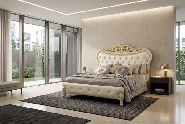 Gulta Pildspalvas dizains Divguļamie gultas guļamistaba koksnes Chesterfield gultas karkass jauns