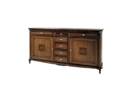 Kommode Sideboard Kommoden Skapis Mēbeles Servants Masīvs koks Skapji Itālija