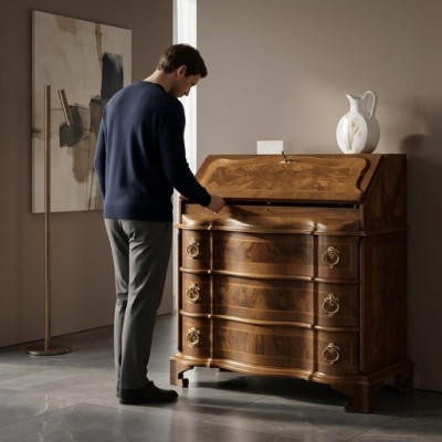 Komoda Pamatne Sideboard Mēbeles Brūnas Masīvs Sideboards Koks Skapis Komodes