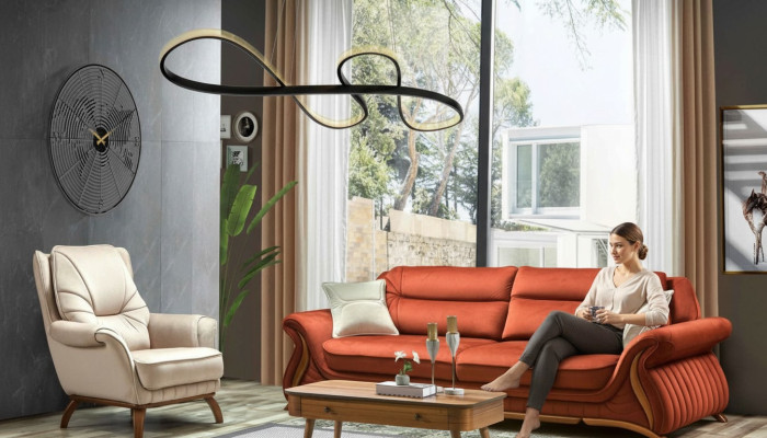 Dīvāns Sofa Polster 3+1 Sēdvietas Mākslinieleders Dīvāni Krēsli Sēdvietas Komplekti Dizains